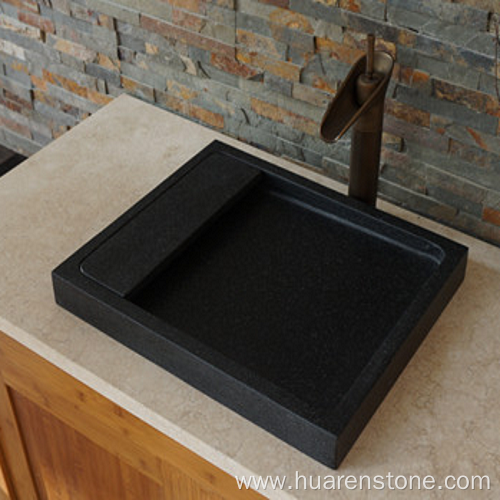 Indian black granite sink